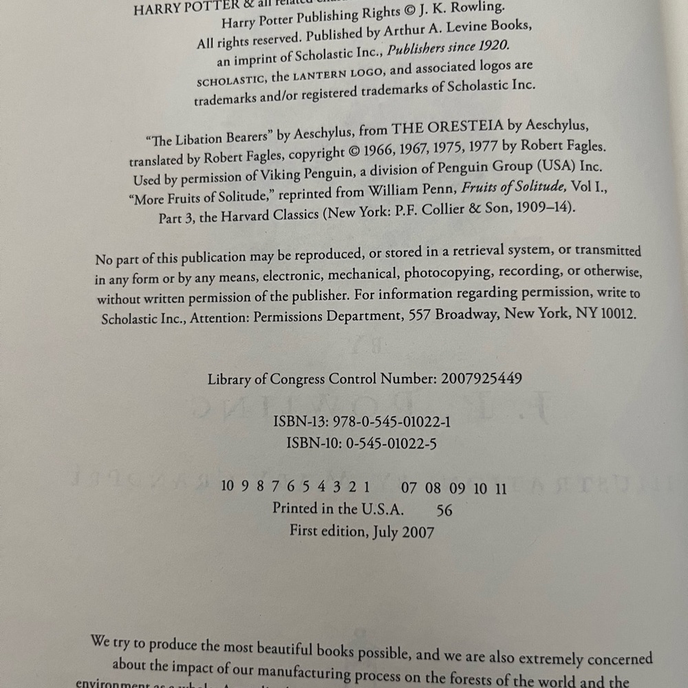 Harry Potter First Edition Hard Cover(4)EUC Highly Collectible valued over $3500 - Picture 10 of 14